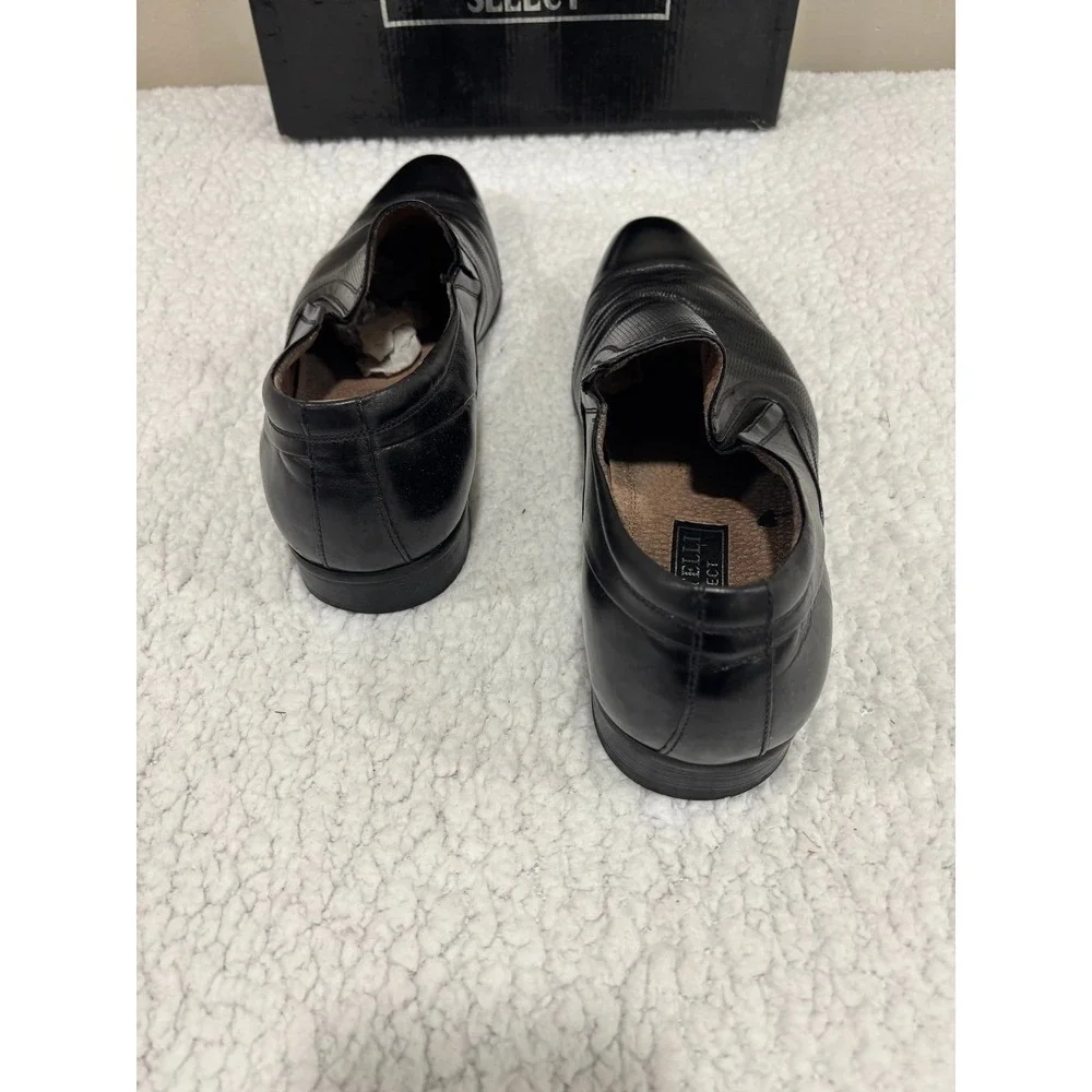Fratelli Select 10 Black‎ Leather Mens Slip On Loafers Casual Vintage Shoes